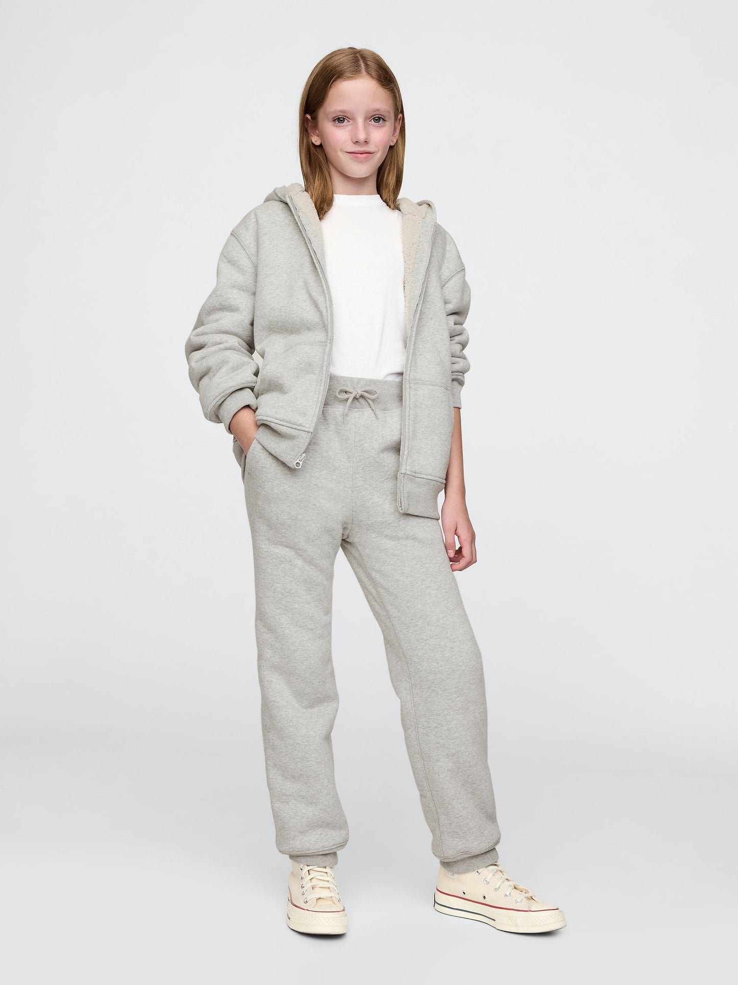 Gri Vintagesoft Sherpa Eşofman Altı
