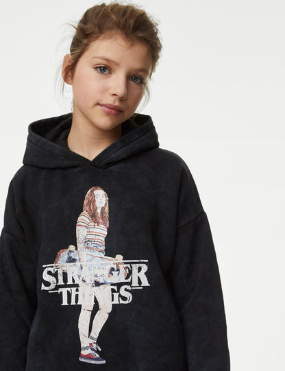 Stranger Things:trade_mark: Kapüşonlu Sweatshirt (6-16 Yaş)
