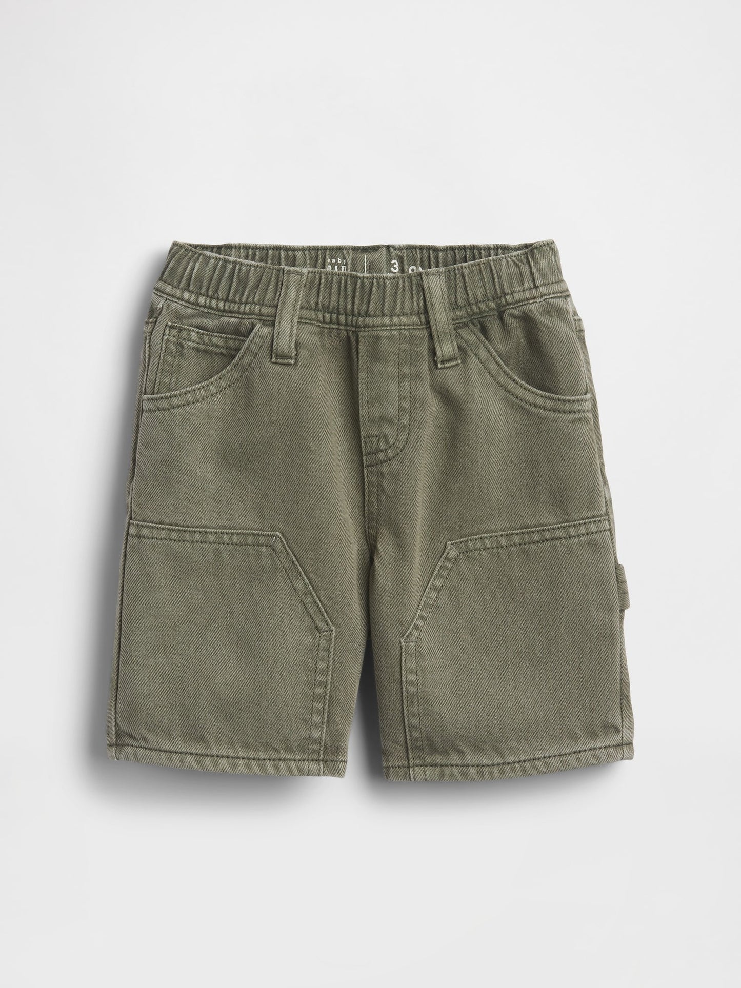 Haki Ultrasoft Denim Pull-on Carpenter Şort