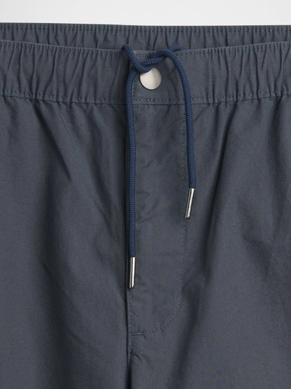 Lacivert Poplin '90s Loose Pantolon