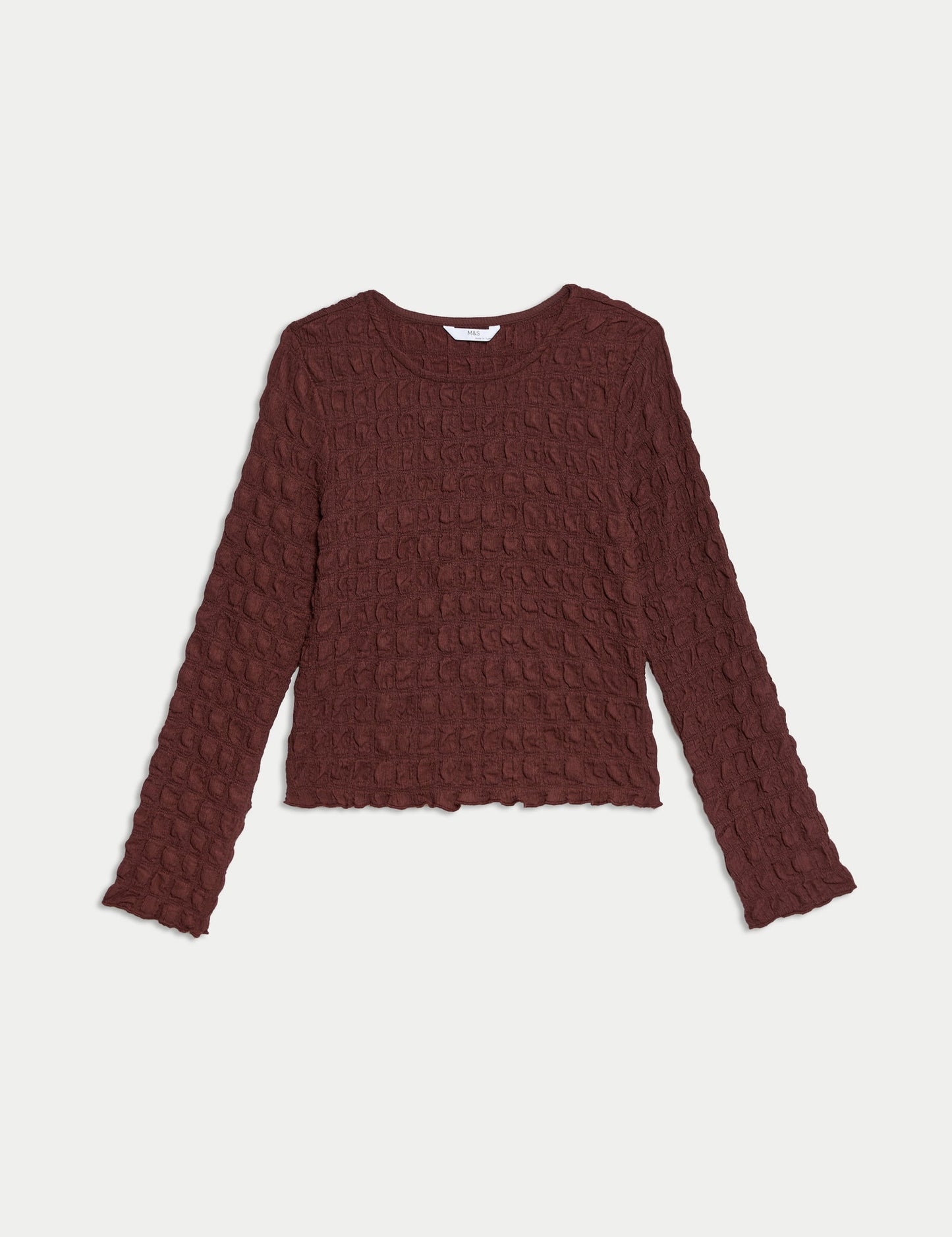 Regular Fit Dokulu Bluz (6-16 Yaş)