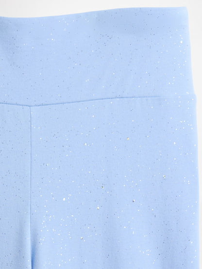 Açık Mavi Flare Legging Tayt
