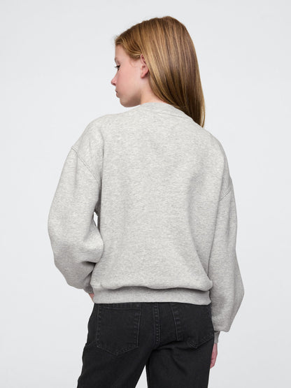 Gri Gap Logo Oversize Fleece Sweatshirt