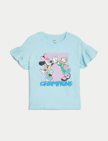Saf Pamuklu Minnie Mouse:trade_mark: T-shirt (2-7 Yaş)