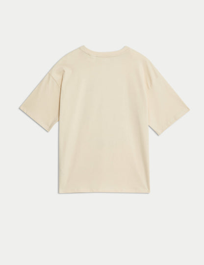 %100 Pamuk Garfield™ Golf Tişörtü (6–16 Yaş)