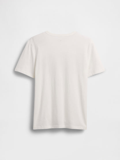 Beyaz Brannan Bear Grafik Baskılı T-shirt