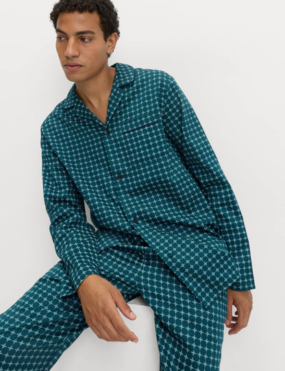 Pamuklu Desenli Pijama Takımı