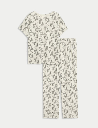 Pamuk Karışımlı Pijama Takımı