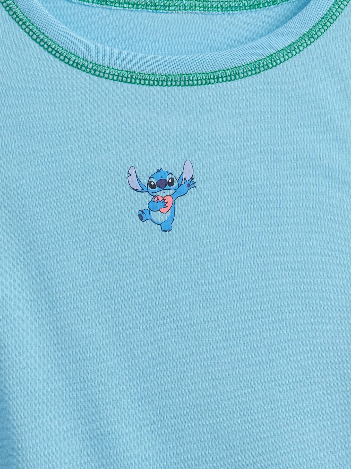 Açık Mavi Lilo & Stitch Çocuk Geri Dönüştürülmüş Pijama Takımı