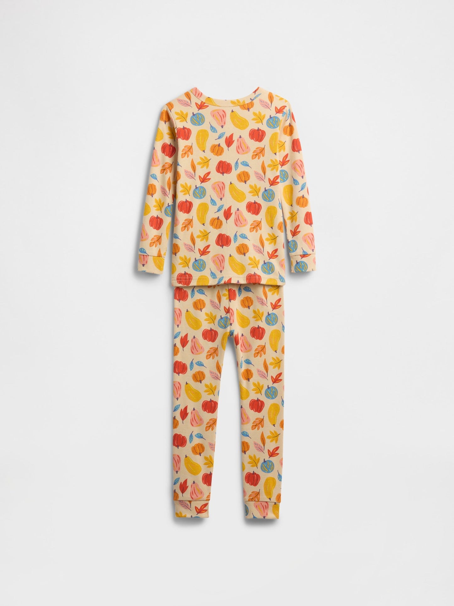 Sarı Grafik Baskılı Pijama Takımı