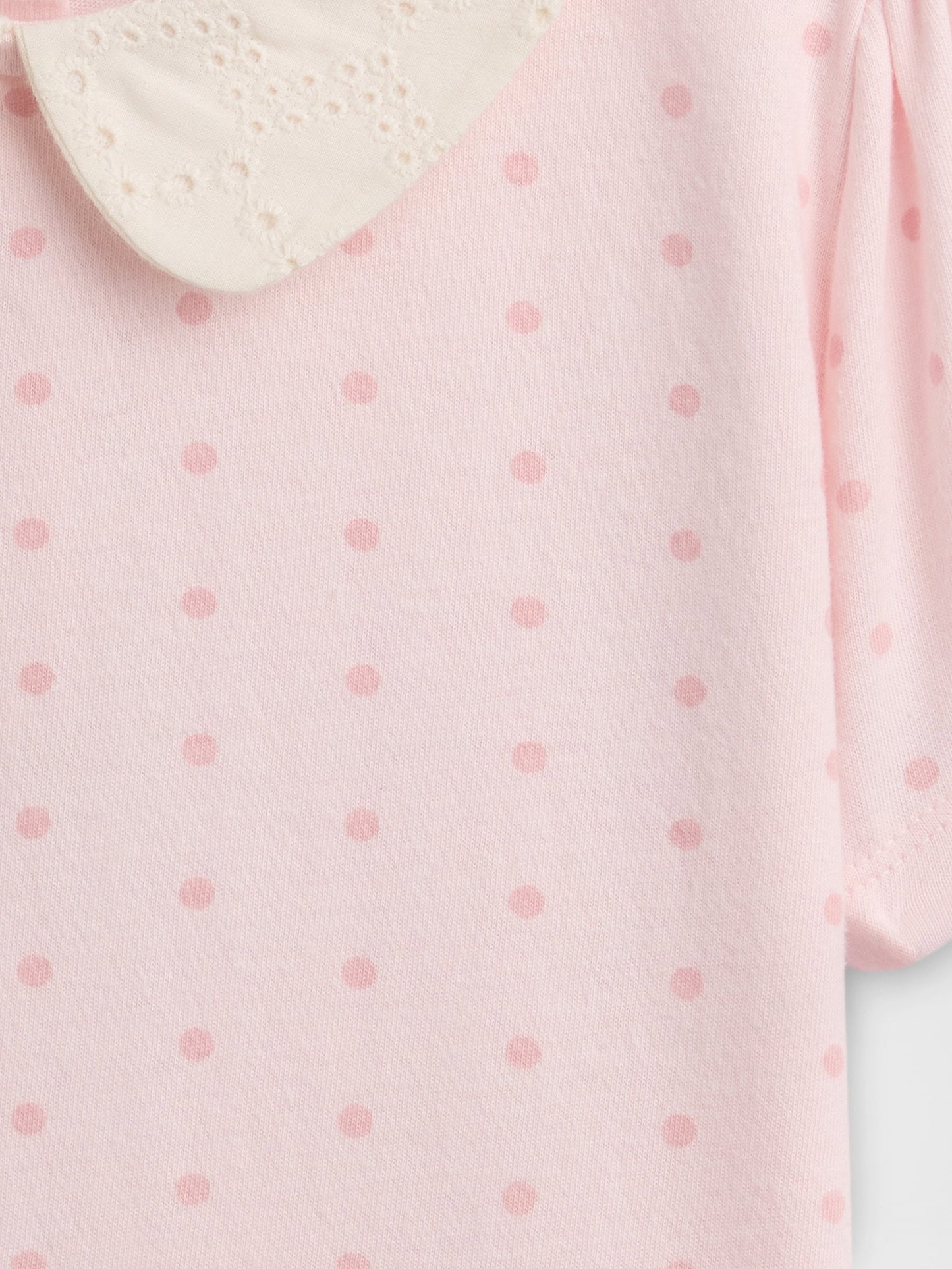 Açık Pembe Puff Sleeve Yaka T-shirt