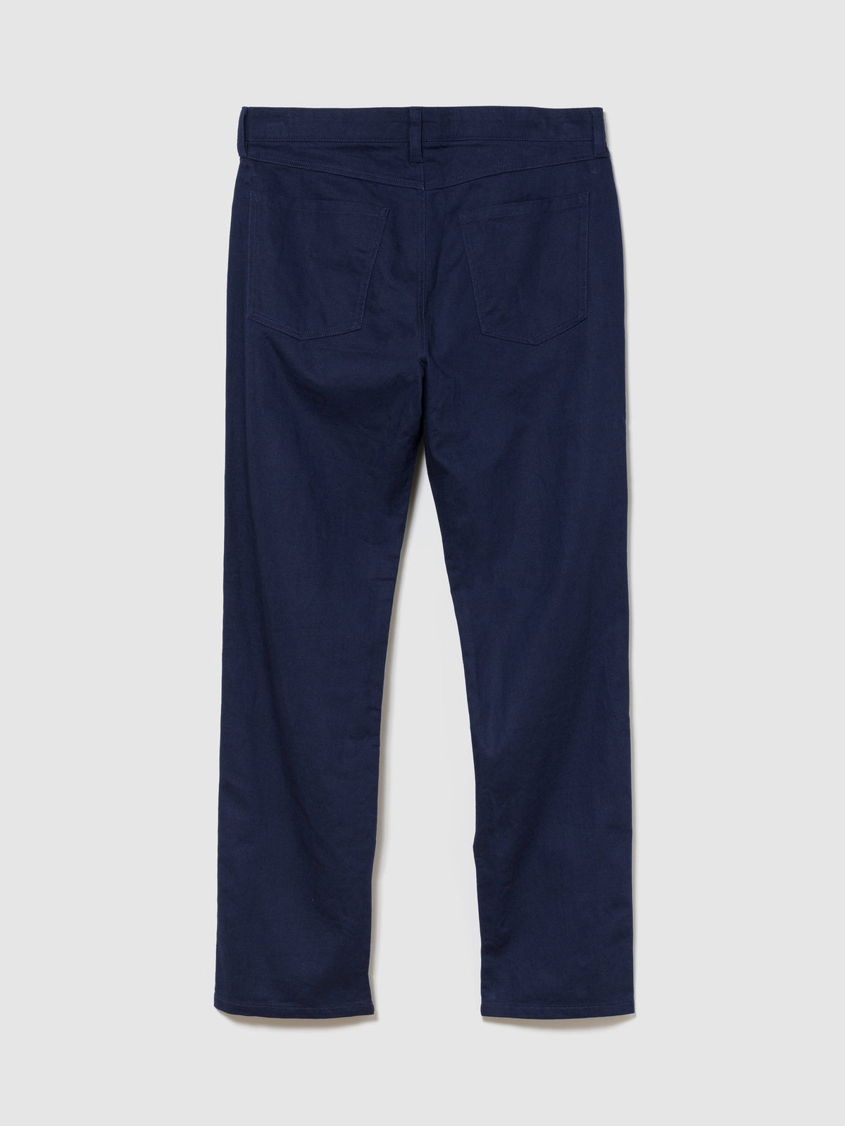 Açık Gri Keten Karışımlı Relaxed Straight Pantolon