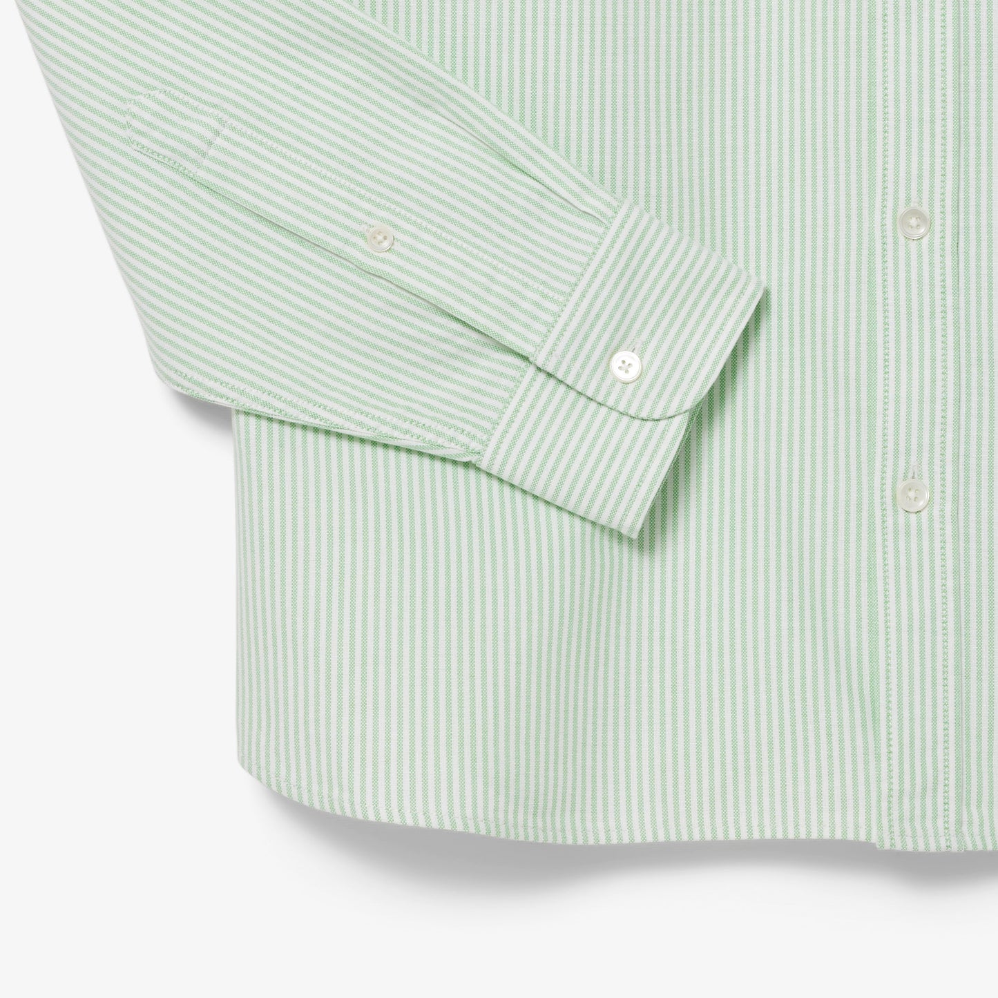 Lacoste Erkek Regular Fit Çizgili Yeşil Gömlek