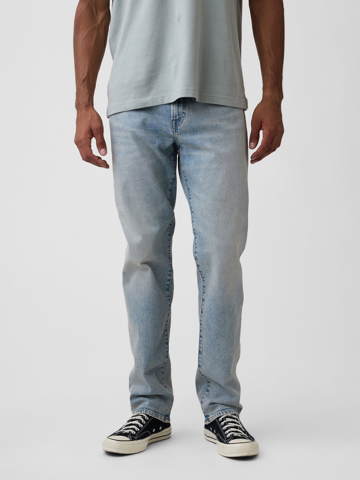 Açık Mavi Straight Jean Pantolon