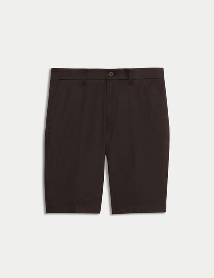 Pamuk Karışımlı Regular Fit Lightweight Chino Şort