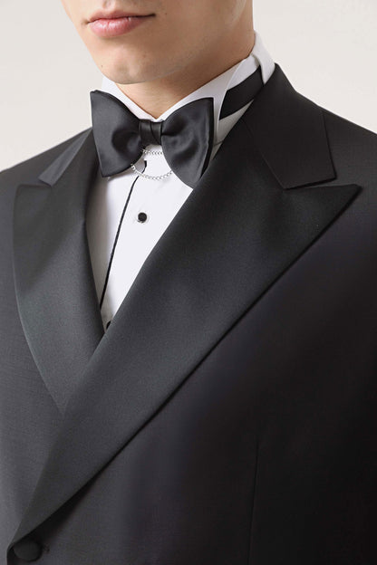 Damat Regular Fit Siyah Damatlık &amp; Smokin Takim