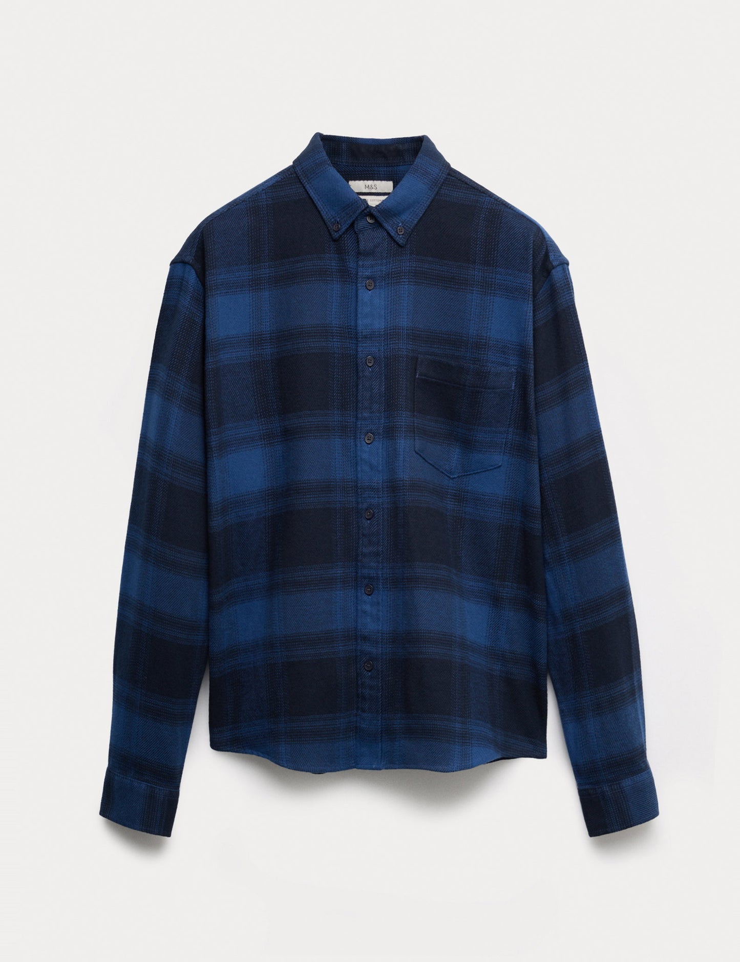 Pure Cotton Kareli Flanel Gömlek