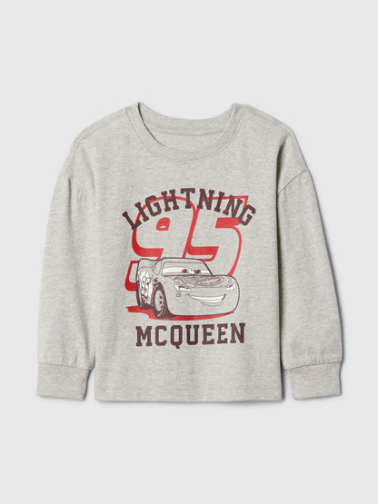 Gri Gap × Disney Cars Grafikli T-shirt