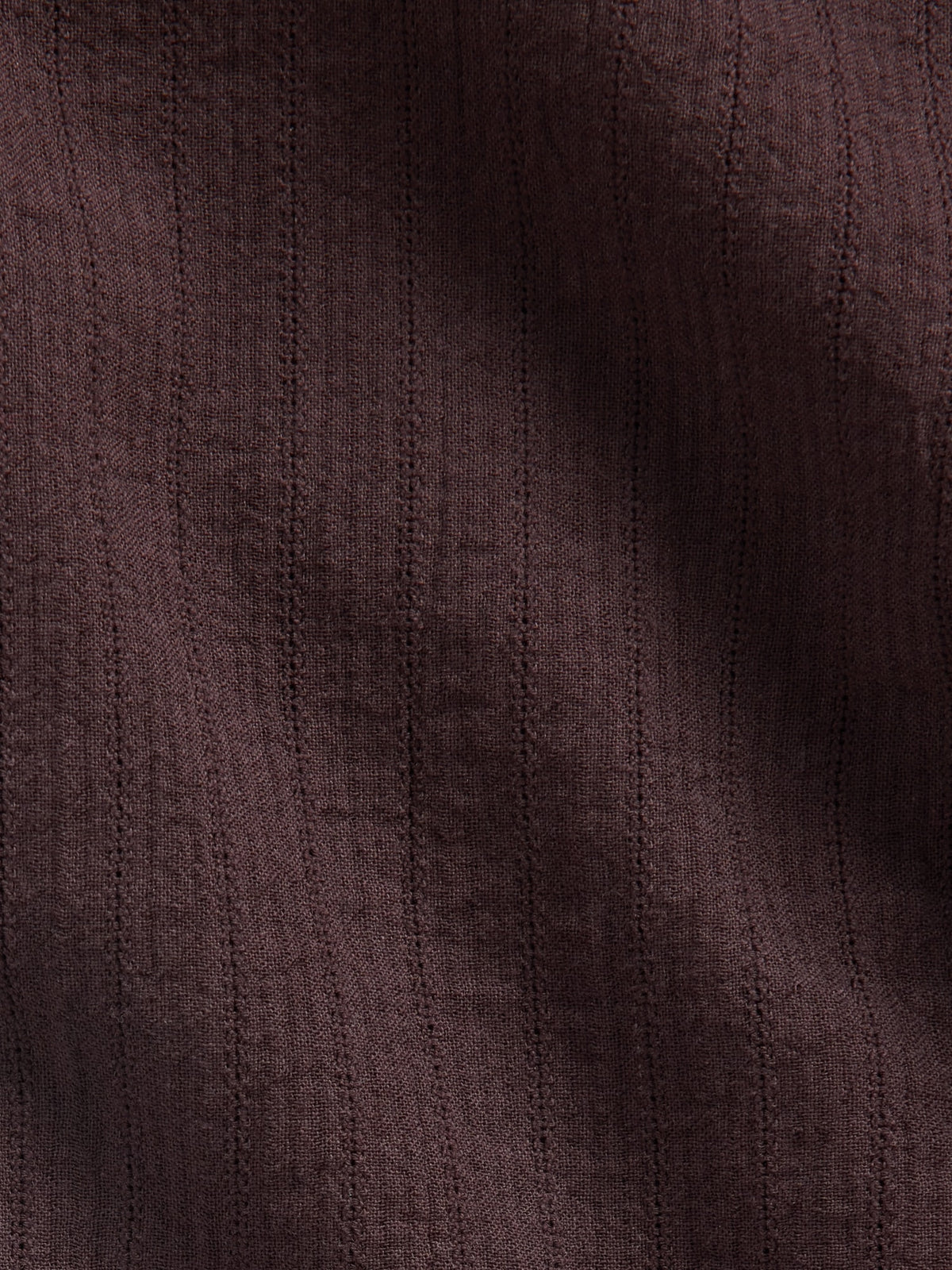Kahverengi Textured Dobby Fitted Gömlek