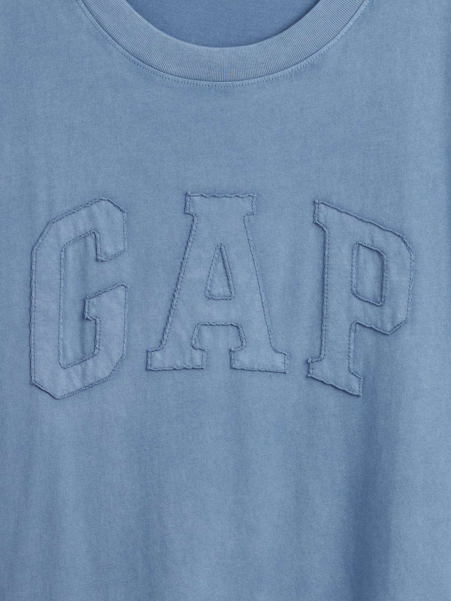 Açık Mavi Everyday Soft Boxy Gap Logo T-shirt