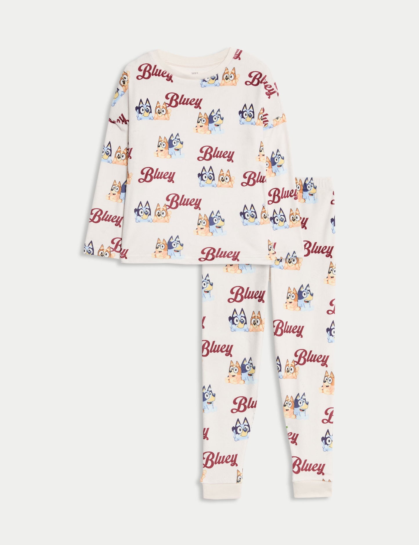 Velour Bluey:trade_mark: Pijama Takımı (12 Ay – 9 Yaş)