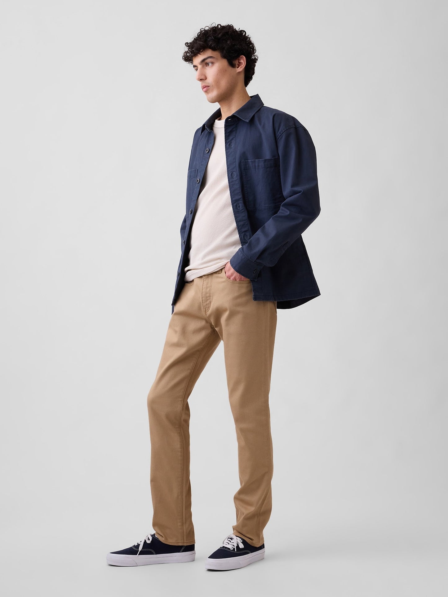 Açık Kahverengi Slim Soft Wear Jean Pantolon