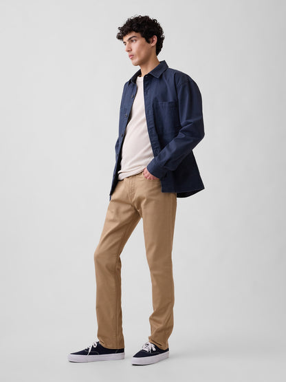 Açık Kahverengi Slim Soft Wear Jean Pantolon