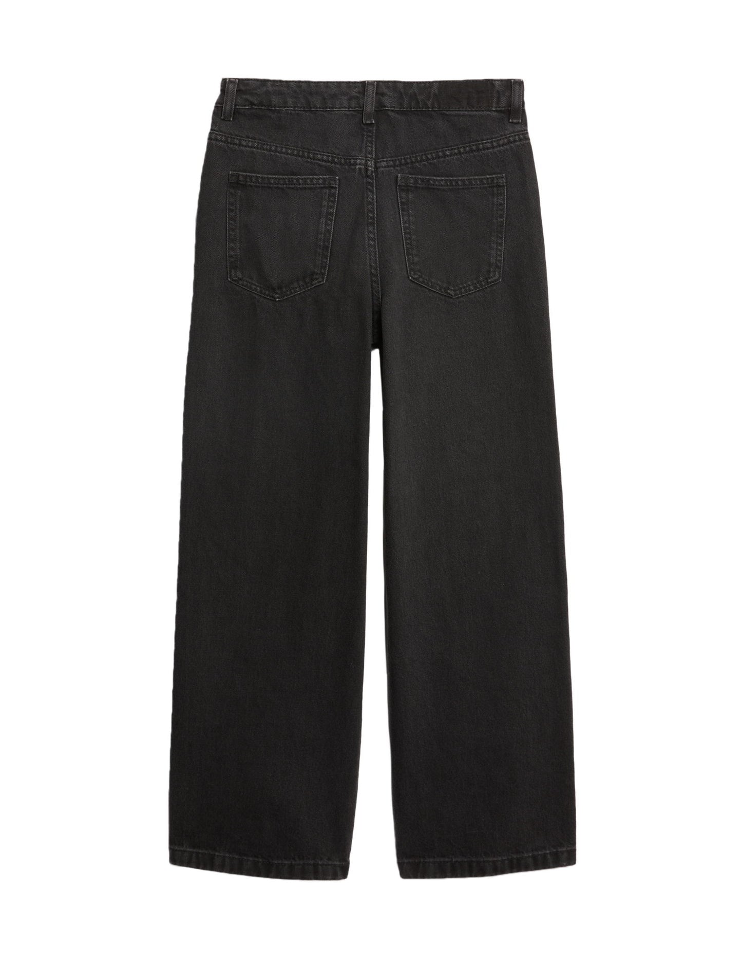 Geniş Paça Denim Pantolon