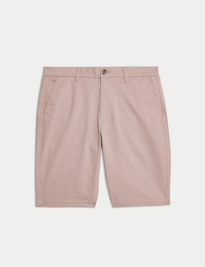 Regular Fit Streç Chino Şort