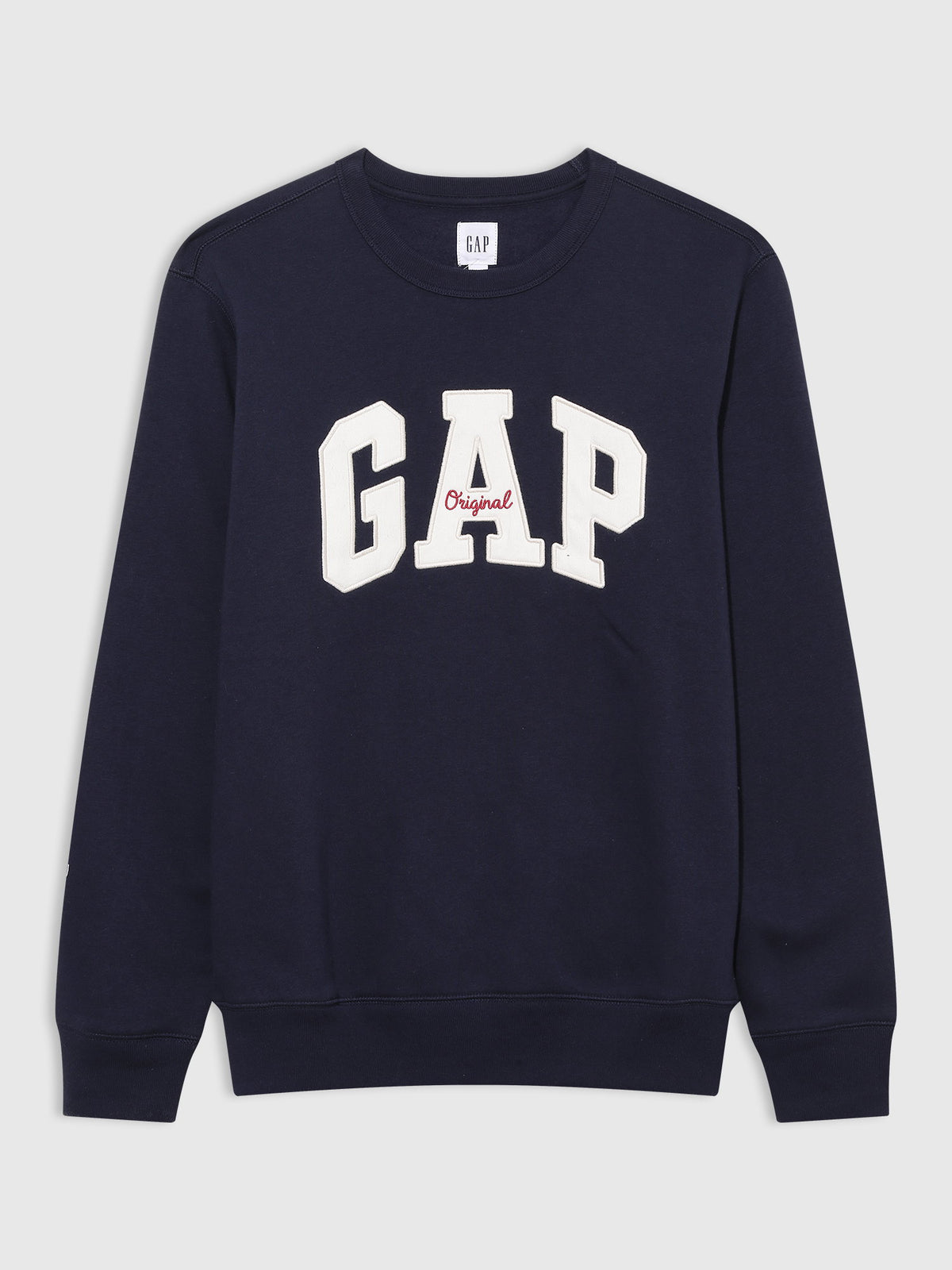 Lacivert Gap Logo Bisiklet Yaka Sweatshirt