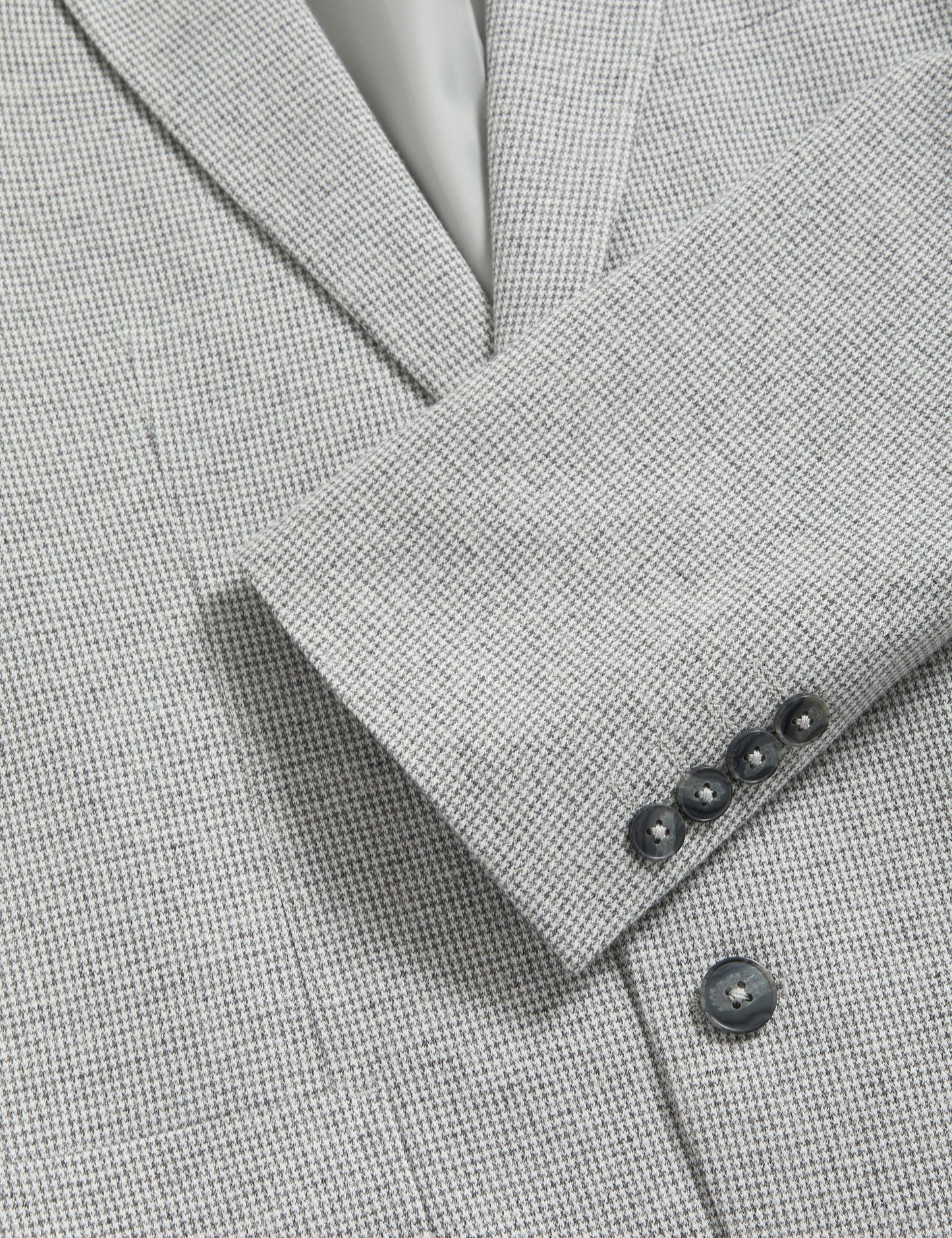 Tailored Fit Pamuklu Puppytooth Blazer Ceket