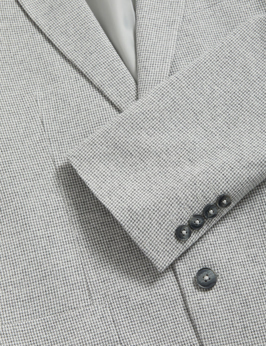 Tailored Fit Pamuklu Puppytooth Blazer Ceket