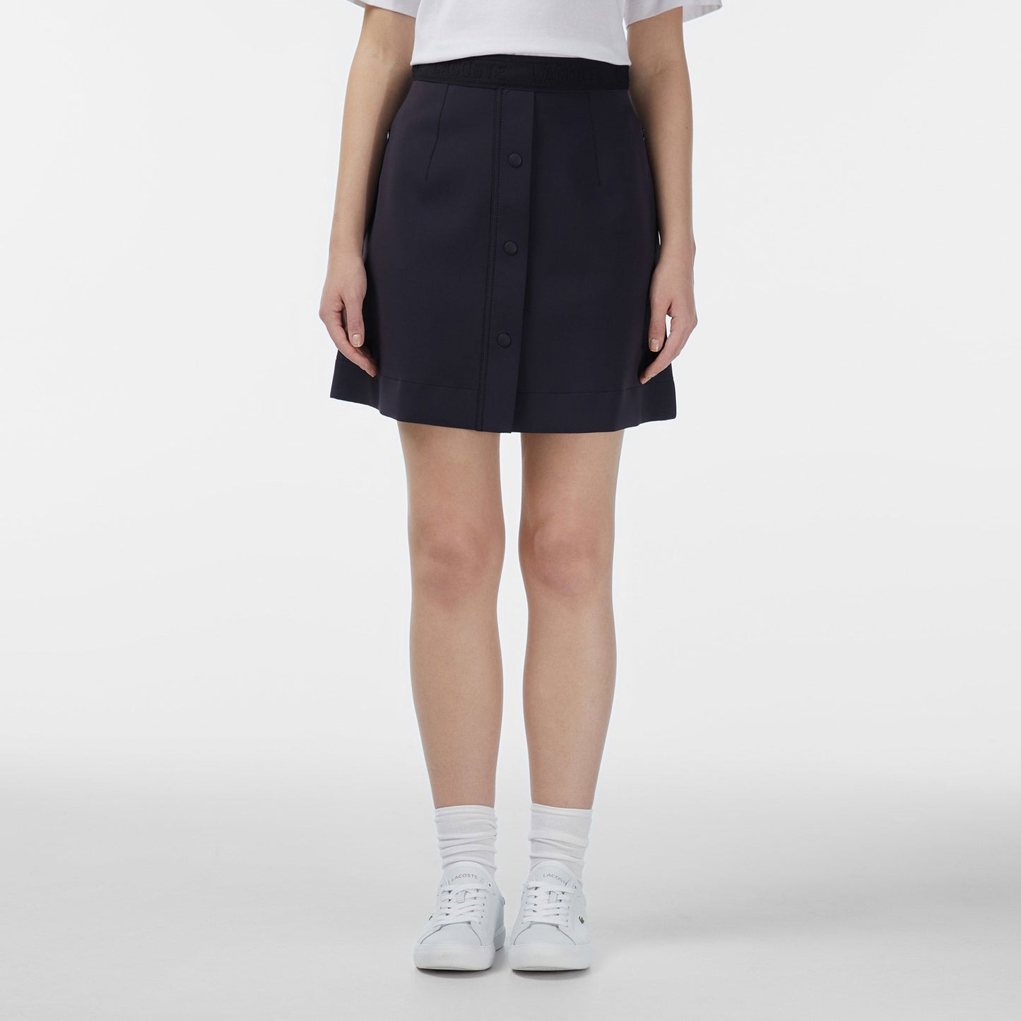 Lacoste Kadın Classic Fit Lacivert Etek