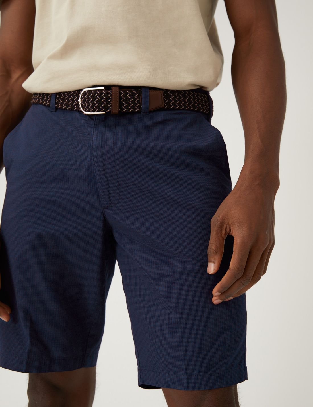Saf Pamuklu Regular Fit Chino Şort