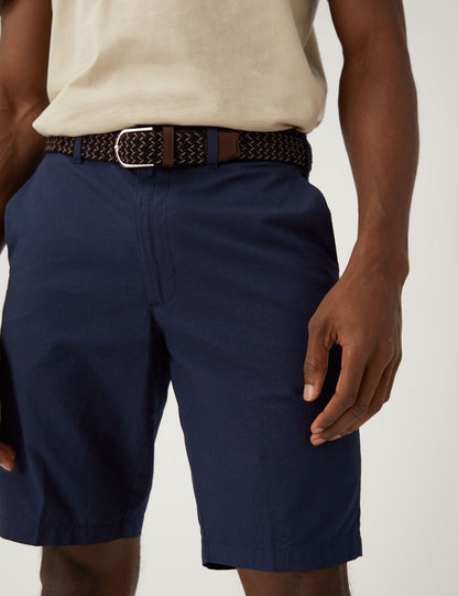 Saf Pamuklu Regular Fit Chino Şort