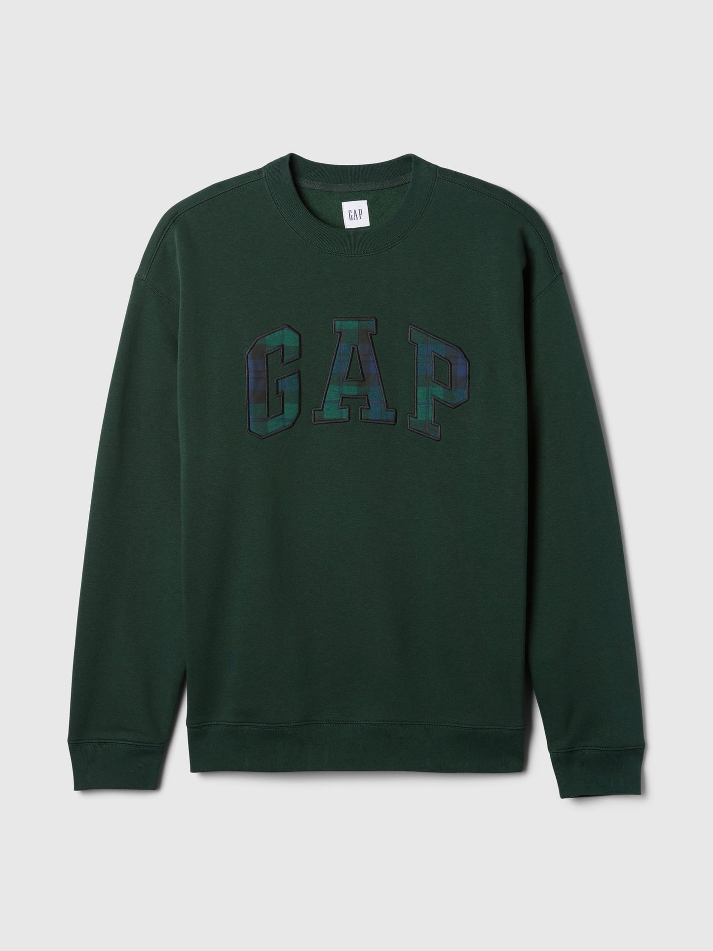 Koyu Yeşil Gap Logo Relaxed Fleece Sweatshirt