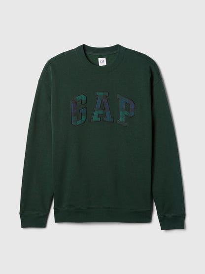 Koyu Yeşil Gap Logo Relaxed Fleece Sweatshirt