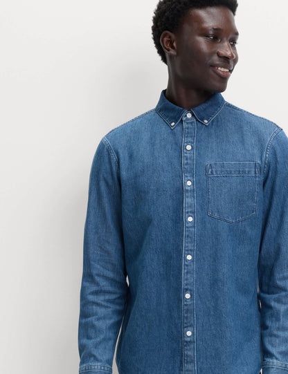 Pamuklu Denim Gömlek
