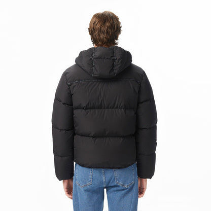 Lacoste Erkek Kapüşonlu Siyah Mont