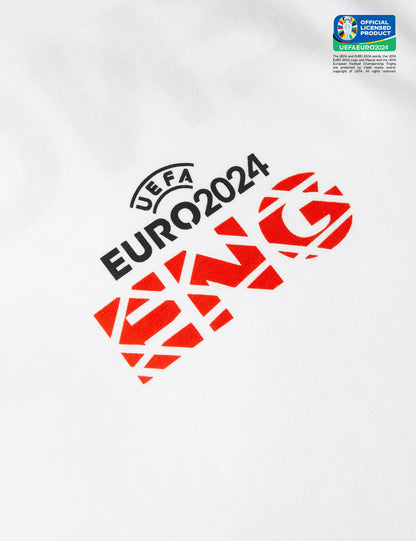 Saf Pamuklu Uefa Euro2024™ T-shirt (2-7 Yaş)
