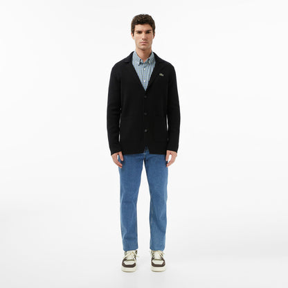 Lacoste Erkek Regular Fit Düğmeli Yaka Kareli Lacivert Gömlek