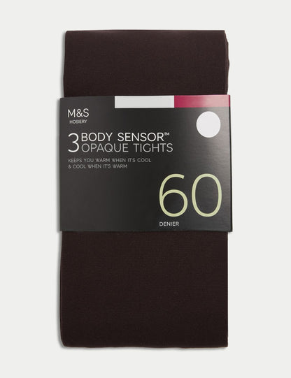 3'lü Body Sensor:trade_mark: 60 Denye Külotlu Çorap Seti