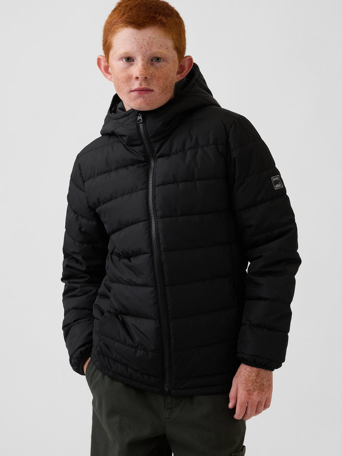 Siyah Puffer Şişme Mont
