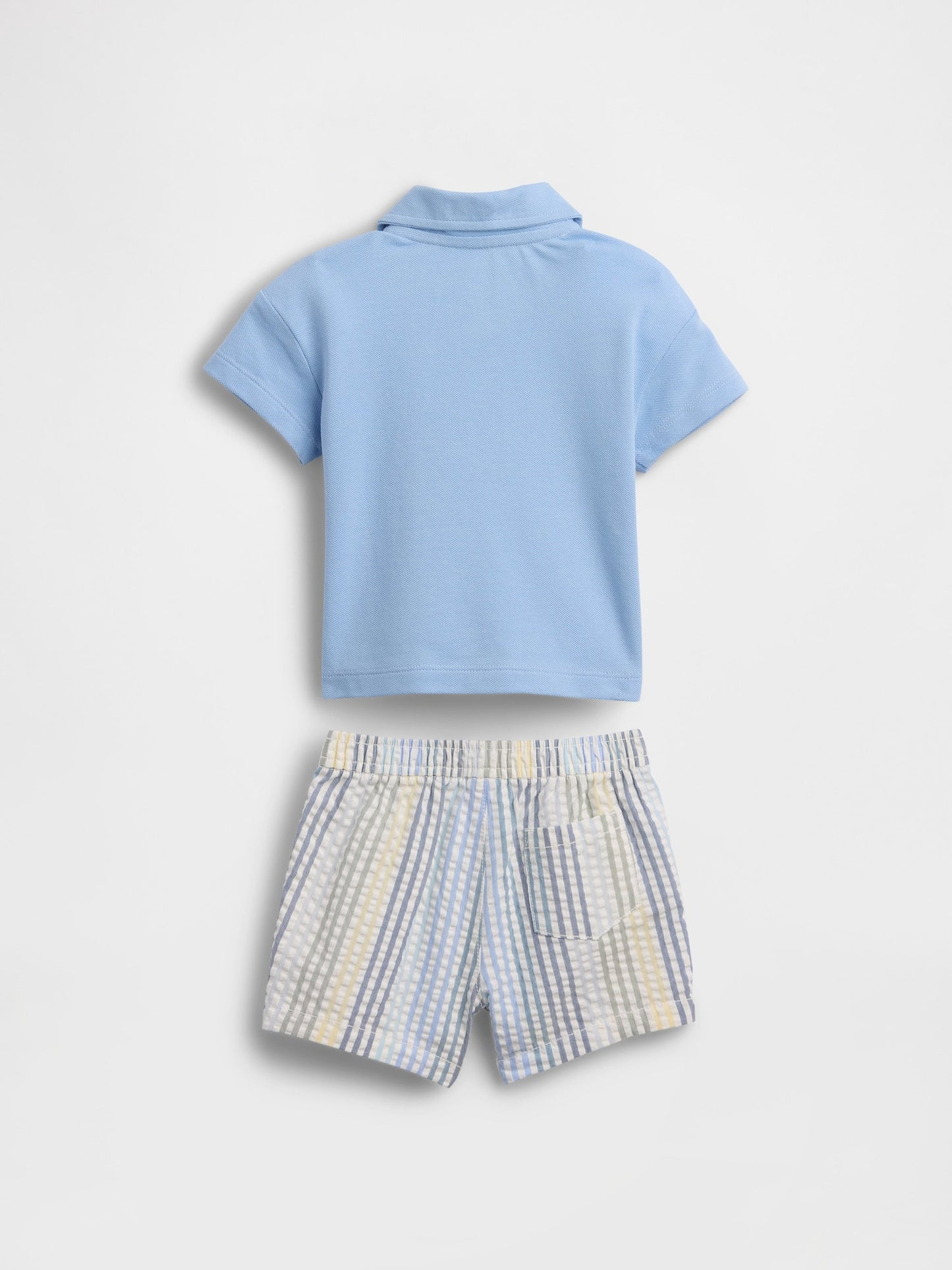 Açık Mavi Polo Outfit Set