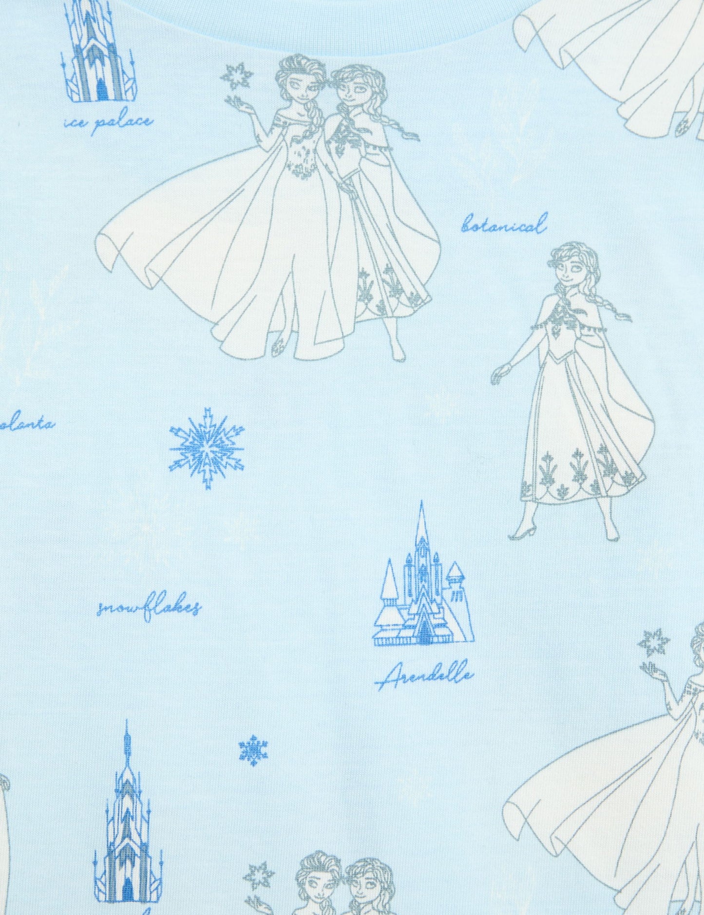 Saf Pamuklu Frozen:trade_mark: Pijama Takımı (2-8 Yaş)