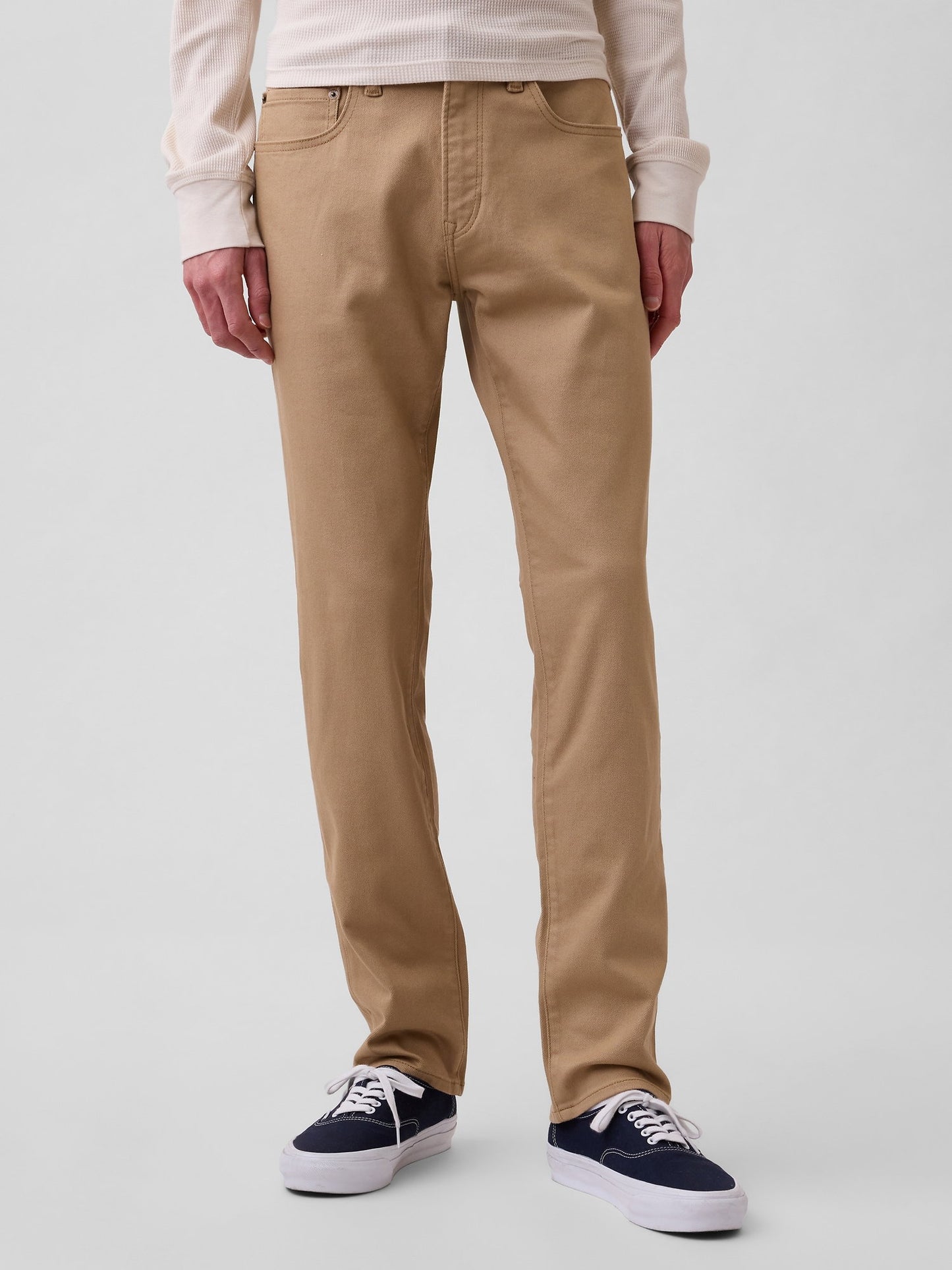 Açık Kahverengi Slim Soft Wear Jean Pantolon