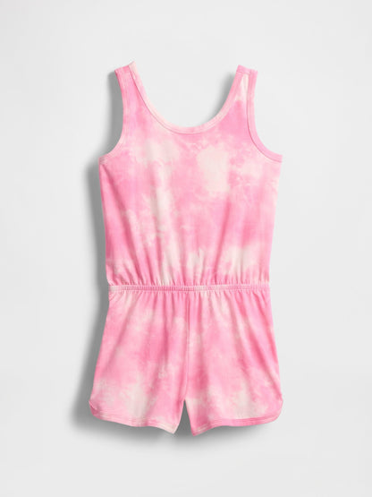 Pembe Askılı Cutout Tulum