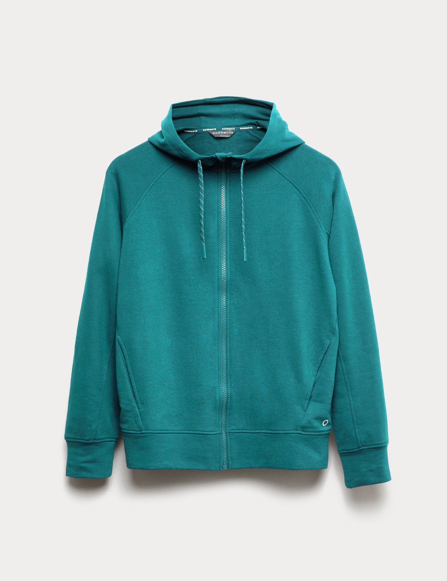 Pamuk Karışımlı Fermuarlı Rahat Kesim Kapüşonlu Sweatshirt