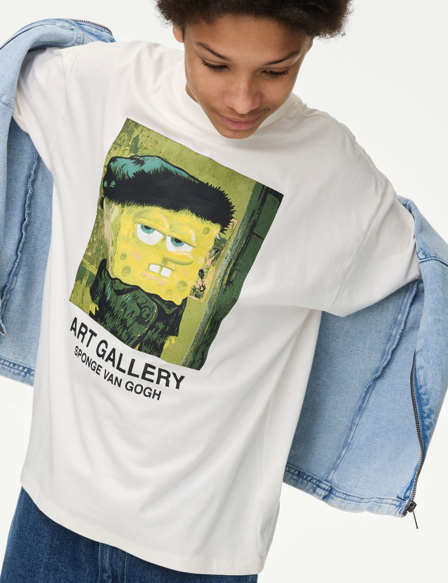 Saf Pamuklu Spongebob Karepantolon:trade_mark: Tişört (6–16 Yaş)