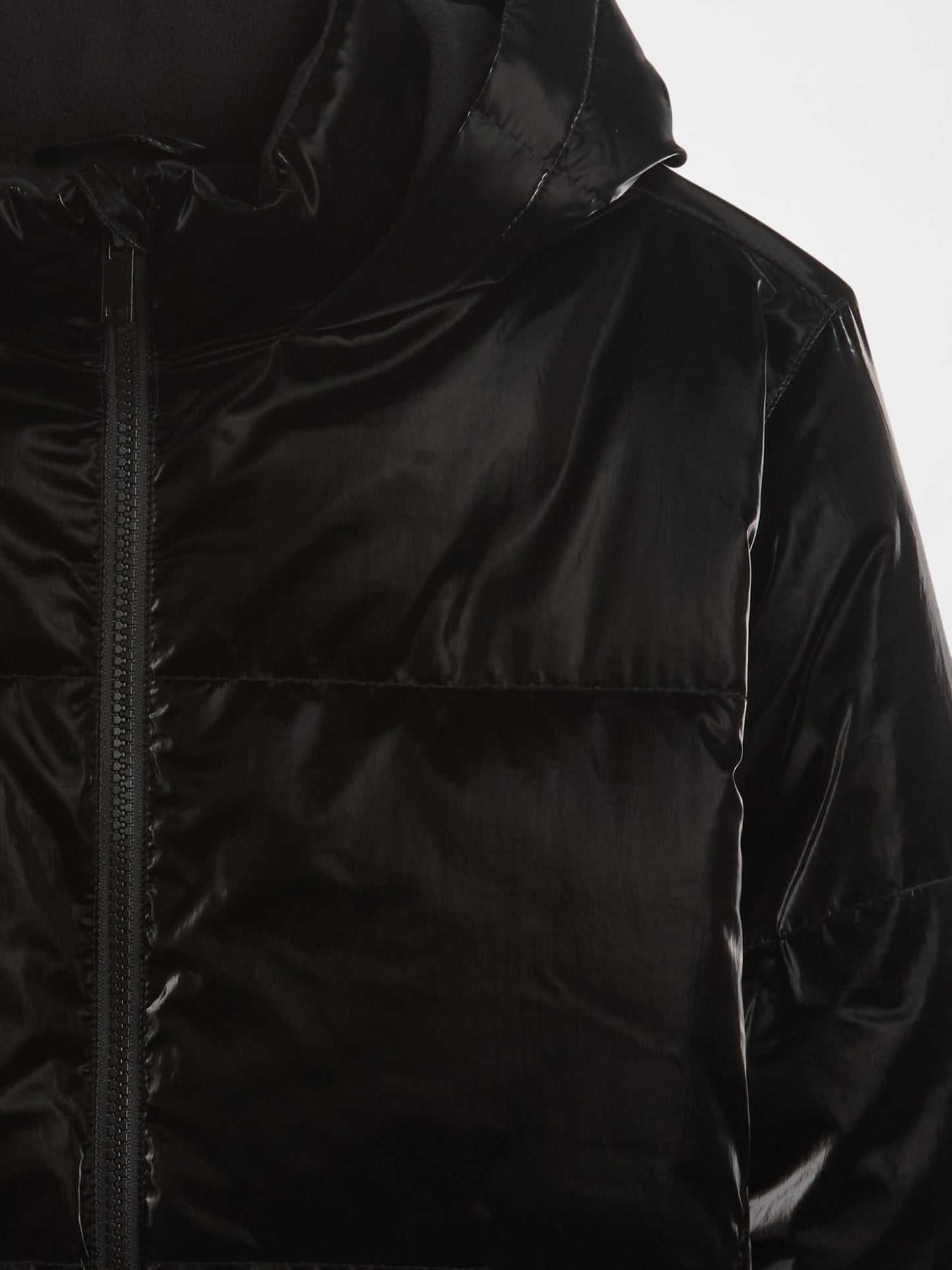 Siyah Coldcontrol Max Shine Şişme Puffer Mont